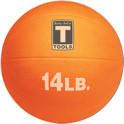 Body-Solid Medicine Ball - 14 lbs (Orange)