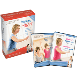Stott Pilates Walking For Your Heart DVD Two-Pack