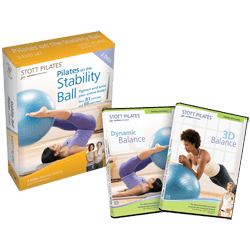 Stott Pilates Pilates on the Stability Ball DVD Two-Pack