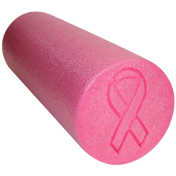 GoFit 18 Pink Ribbon Foam Roller