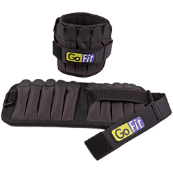 GoFit 10 lb Padded Pro Ankle Weights