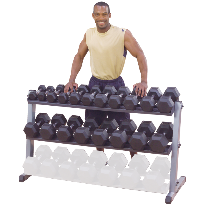 Body-Solid Pro Dumbbell Rack - Two Tier