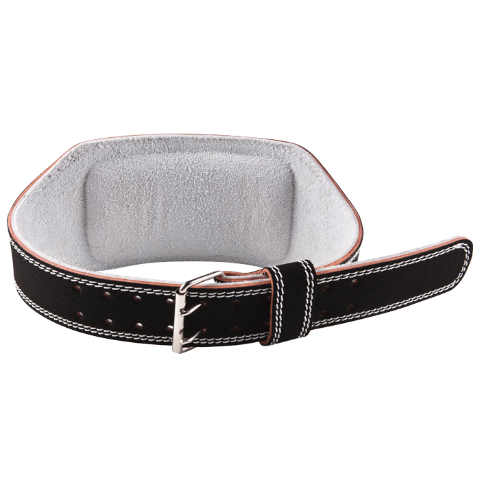 GoFit Padded Etched Leather Weightlifting Belt