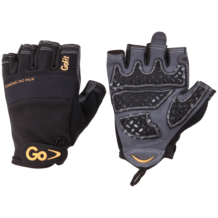 GoFit Diamond-Tac Weightlifting Gloves